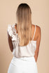 'Verity' Ruffle Wrap Tank Top - Celes Fashion
